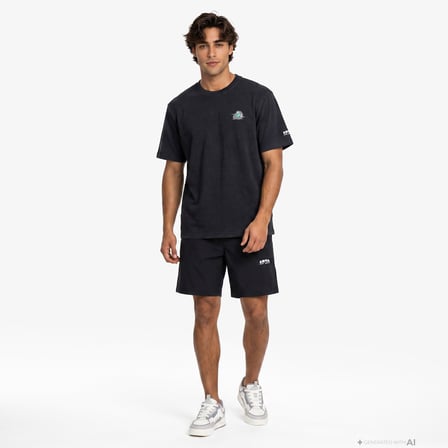Anta Anta Skate Erkek Siyah T-Shirt
