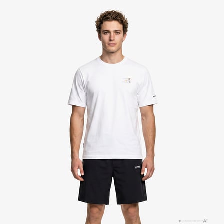 Anta Anta Skate Erkek Beyaz T-Shirt