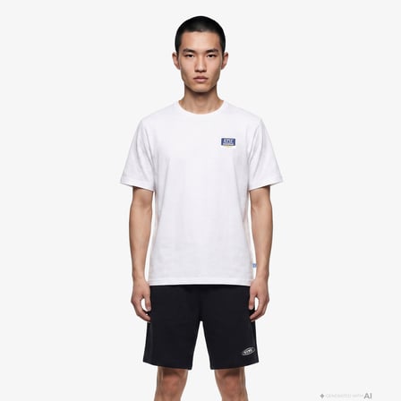 Anta Serve Smash Repeat Erkek Beyaz T-Shirt