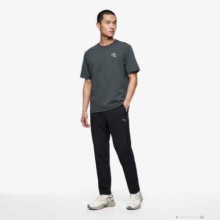 Anta Anta Iconic Erkek Yeşil T-Shirt