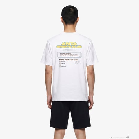Anta Bring You "A" Game Erkek Beyaz T-Shirt