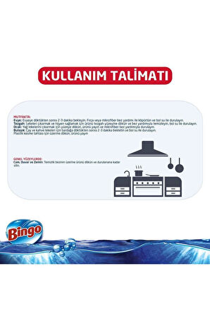 Bingo Oksijen Çamaşır Suyu 3,24 Lt Çam Kokulu 4'lü