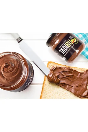 TADIBU Kakaolu Fındık Ezmesi 330g – %35 Yoğun Fındık Oranı, Katkısız, Sürülebilir Fındık Çikolatası