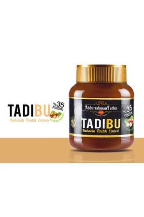 TADIBU Kakaolu Fındık Ezmesi 330g – %35 Yoğun Fındık Oranı, Katkısız, Sürülebilir Fındık Çikolatası