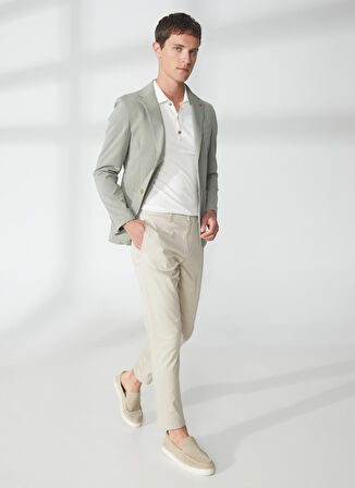 AT.P.CO Yeşil Erkek Uzun Cepli Slim Fit Yazlık Ceket A262ALAN60JR018-