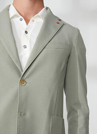 AT.P.CO Yeşil Erkek Uzun Cepli Slim Fit Yazlık Ceket A262ALAN60JR018-