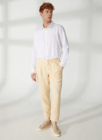 AT.P.CO Normal Bel Normal Paça Slim Fit Sarı Erkek Pantolon A261BERLINO563CONF10B