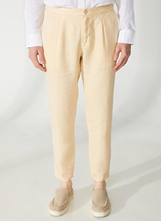 AT.P.CO Normal Bel Normal Paça Slim Fit Sarı Erkek Pantolon A261BERLINO563CONF10B