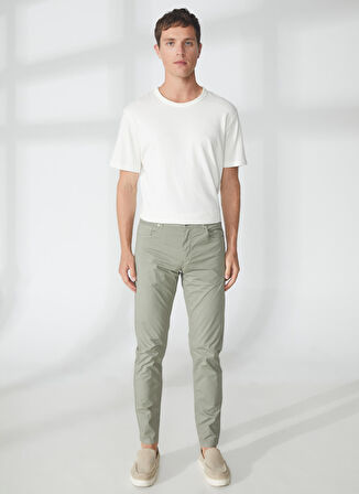 AT.P.CO Normal Bel Normal Paça Slim Fit Yeşil Erkek Pantolon A261DAVE362TC506/TB
