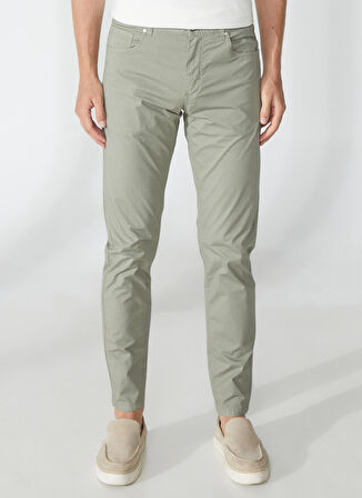 AT.P.CO Normal Bel Normal Paça Slim Fit Yeşil Erkek Pantolon A261DAVE362TC506/TB