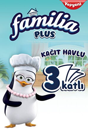 Familia Plus Kağıt Havlu 24 Rulo (12 RULO X 2 PAKET)