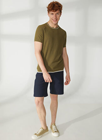 AT.P.CO Polo Yaka Slim Fit Yeşil Erkek Kazak A26483C08-