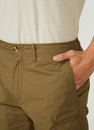 AT.P.CO Normal Bel Slim Fit Yeşil Erkek Bermuda Şort A261BILL334NG332-