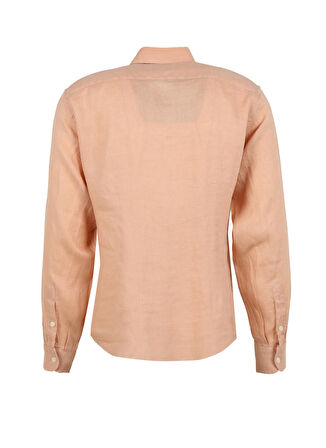 AT.P.CO Slim Fit Düğmeli Yaka Pembe Erkek Gömlek A266CARLL20-