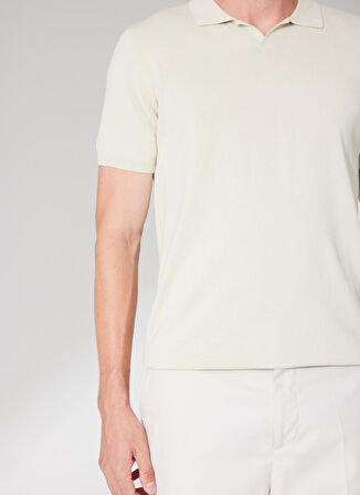 AT.P.CO Polo Yaka Slim Fit Gri Erkek Kazak A26475C100-