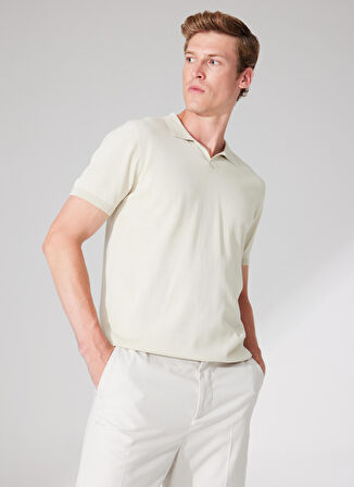 AT.P.CO Polo Yaka Slim Fit Gri Erkek Kazak A26475C100-