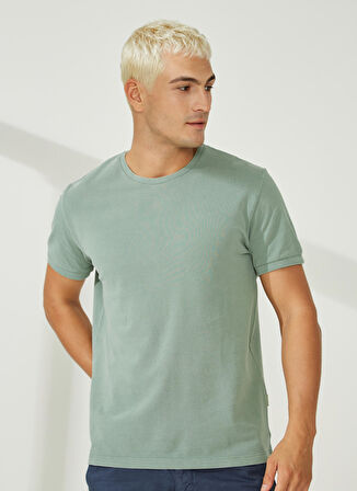 AT.P.CO Bisiklet Yaka Yeşil Erkek T-Shirt A266T2P02-