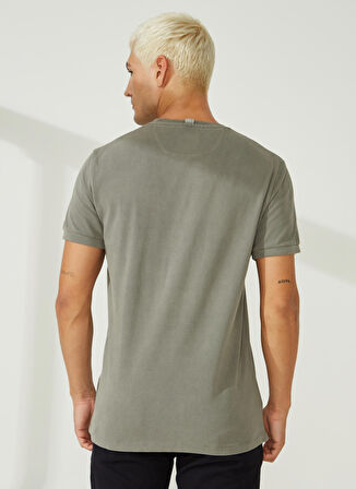 AT.P.CO Bisiklet Yaka Gri Erkek T-Shirt A266T2P02-