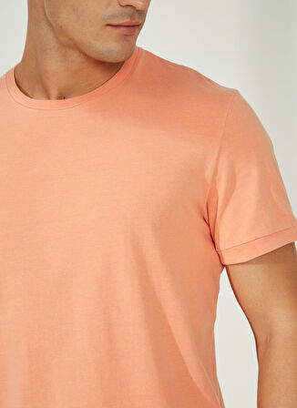 AT.P.CO Bisiklet Yaka Pembe Erkek T-Shirt A266T2T02-