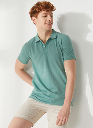 AT.P.CO Yeşil Erkek Polo T-Shirt A265P75343-
