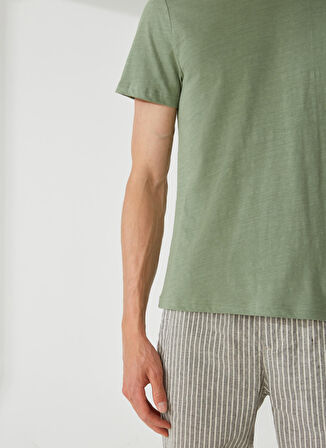 AT.P.CO Bisiklet Yaka Yeşil Erkek T-Shirt A266T32748-