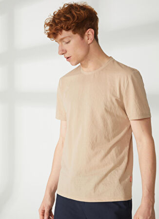 AT.P.CO Bisiklet Yaka Kahve Erkek T-Shirt A266T35343-
