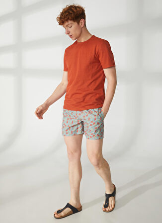 AT.P.CO Bisiklet Yaka Turuncu Erkek T-Shirt A266T35343-