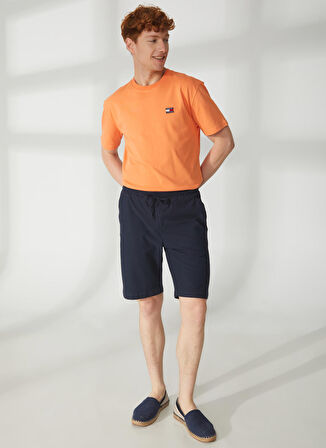 AT.P.CO Normal Bel Slim Fit Lacivert Erkek Bermuda Şort A261OSLOPHILIPB