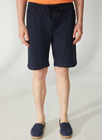 AT.P.CO Normal Bel Slim Fit Lacivert Erkek Bermuda Şort A261OSLOPHILIPB