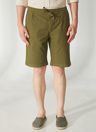 AT.P.CO Normal Bel Slim Fit Yeşil Erkek Bermuda Şort A261OSLOPHILIPB