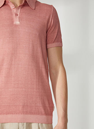 AT.P.CO Polo Yaka Slim Fit Pembe Erkek Kazak A26433TF-