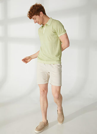 AT.P.CO Polo Yaka Slim Fit Yeşil Erkek Kazak A26433TF-