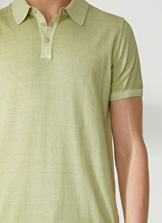AT.P.CO Polo Yaka Slim Fit Yeşil Erkek Kazak A26433TF-