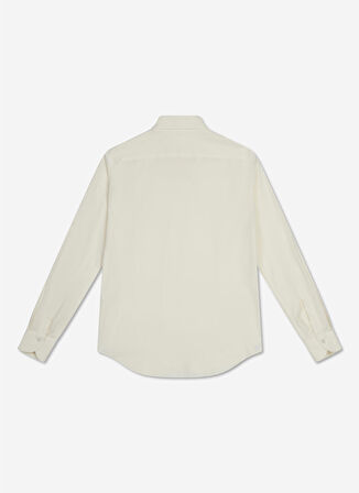 AT.P.CO Slim Fit Gömlek Yaka Ekru Erkek Gömlek A276JORDANEIFFELB
