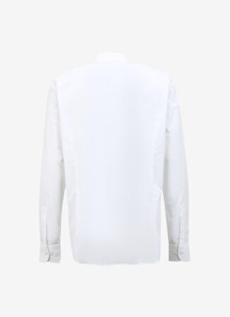AT.P.CO Slim Fit Gömlek Yaka Beyaz Erkek Gömlek A27602POP-