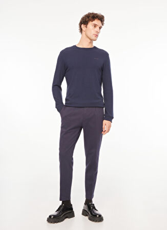 AT.P.CO Normal Bel Normal Paça Koyu Mavi Erkek Chino Pantolon A271BERLINO563PF1032-