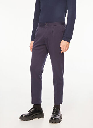 AT.P.CO Normal Bel Normal Paça Koyu Mavi Erkek Chino Pantolon A271BERLINO563PF1032-