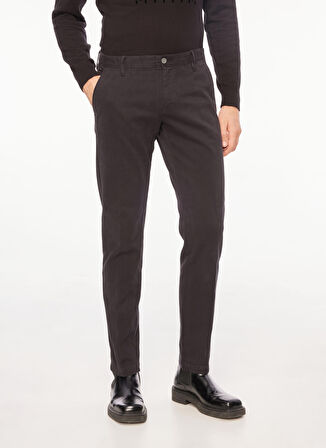 AT.P.CO Normal Bel Normal Paça Siyah Erkek Chino Pantolon A271DAN78TC901/TB