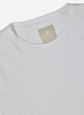 AT.P.CO Bisiklet Yaka Beyaz Erkek T-Shirt A279T71COT-