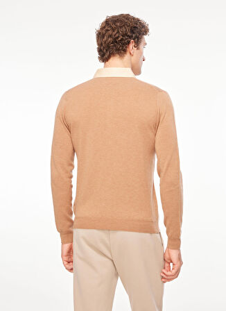 AT.P.CO Polo Yaka Slim Fit Turuncu Erkek Kazak A274A05L128-