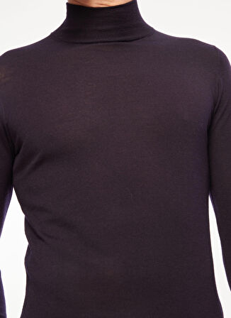 AT.P.CO Yarım Balıkçı Yaka Slim Fit Siyah Erkek Kazak A274A07EMP-