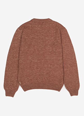 AT.P.CO Bisiklet Yaka Slim Fit Kahve Erkek Kazak A274S34COSIMO-