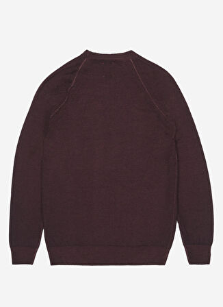 AT.P.CO Bisiklet Yaka Slim Fit Bordo Erkek Kazak A274S40RES-