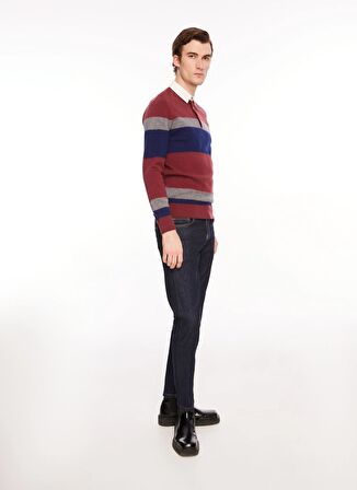 AT.P.CO Polo Yaka Slim Fit Gri Erkek Kazak A274A05L126/D-