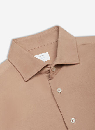 AT.P.CO Slim Fit Gömlek Yaka Turuncu Erkek Gömlek A276JORDANEIFFELB