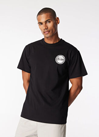 After Label Bisiklet Yaka Siyah Erkek T-Shirt MYSENJS11/S5-_T-SHIRT UOMO