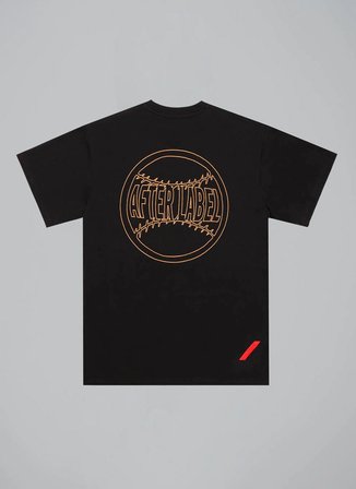 After Label Bisiklet Yaka Siyah Erkek T-Shirt MYSENJS11/S2-_t-shirt UOMO