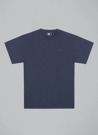 After Label Bisiklet Yaka Lacivert Erkek T-Shirt MYSENJS11/S9-_t-shirt UOMO
