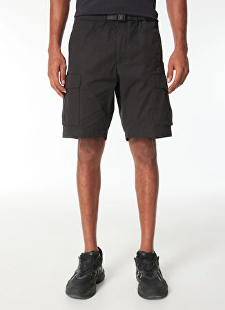 After Label Siyah Erkek Kargo Şort MOSCAPC046-_BERMUDA UOMO