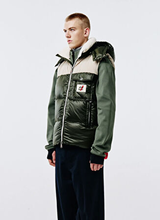 After Label Yeşil - Bej Erkek Yelek STEWARTN064-_MAN JACKET